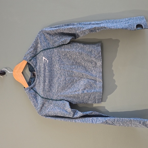 Gymshark Vital Seamless Longsleeve Crop Sz. M - Picture 5 of 6